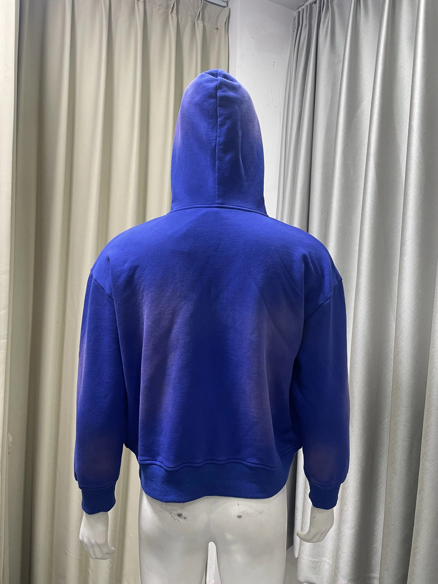 Blue Emotionless Zip Up